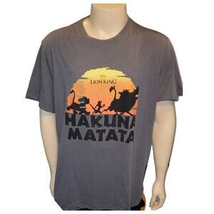 Disney The Lion King Hakuna Matata Graphic T-Shirt XL Unisex